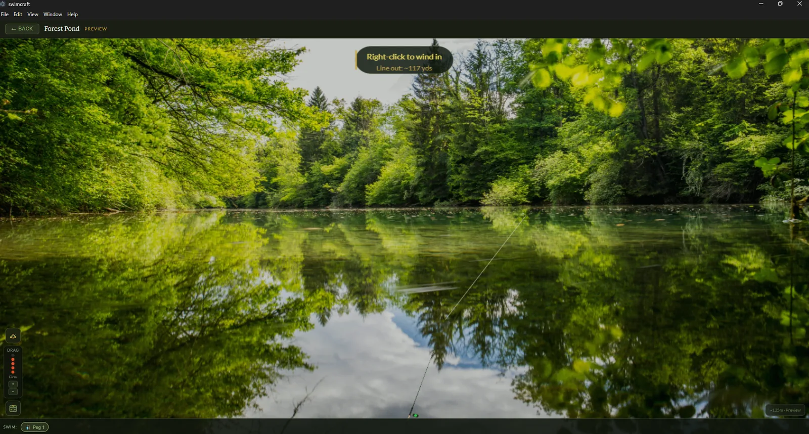 A woodland fishing venue