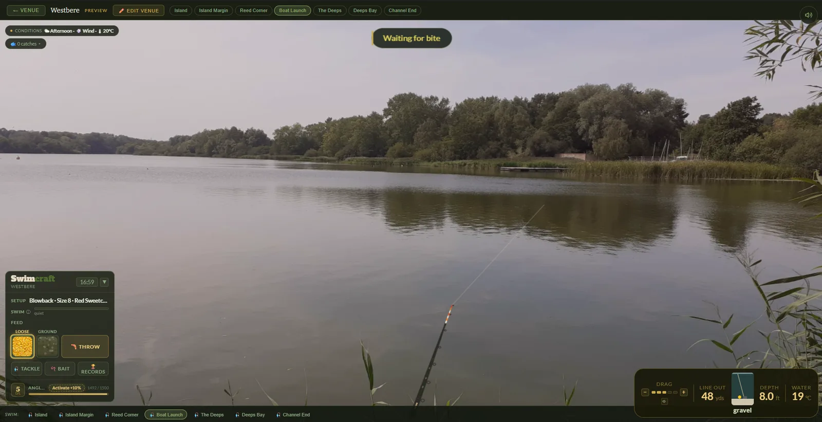 Feeder fishing at range